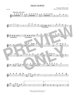 page one of High Hopes (Flute Solo)
