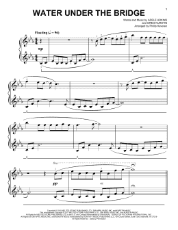 page one of Water Under The Bridge [Classical version] (arr. Phillip Keveren) (Easy Piano)