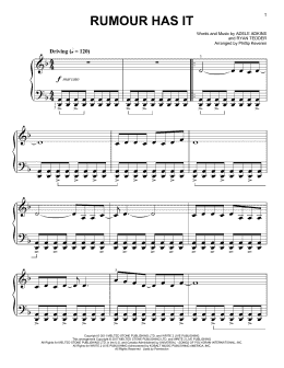 page one of Rumour Has It [Classical version] (arr. Phillip Keveren) (Easy Piano)