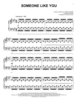 page one of Someone Like You [Classical version] (arr. Phillip Keveren) (Easy Piano)