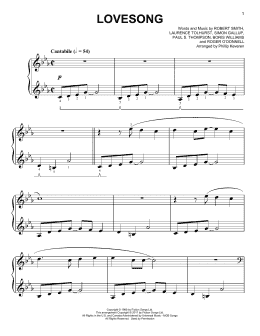page one of Lovesong [Classical version] (arr. Phillip Keveren) (Easy Piano)