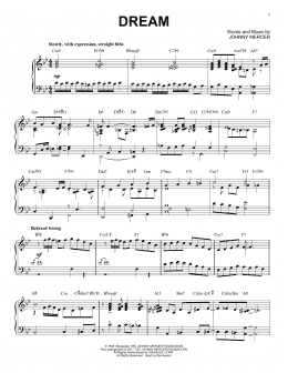 page one of Dream [Jazz version] (Piano Solo)