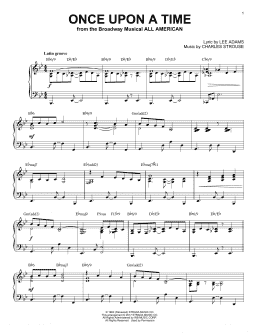 page one of Once Upon A Time [Jazz version] (Piano Solo)