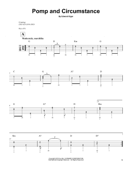 page one of Pomp And Circumstance (Banjo Tab)