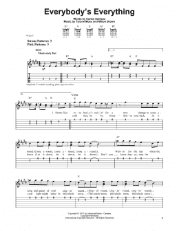 page one of Everybody's Everything (Easy Guitar Tab)