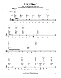 page one of Lazy River (Banjo Tab)