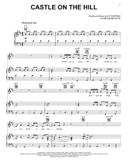 page one of Castle On The Hill (Piano, Vocal & Guitar Chords (Right-Hand Melody))