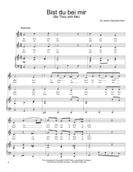 page one of Bist du bei mir (You Are With Me) (Vocal Duet)