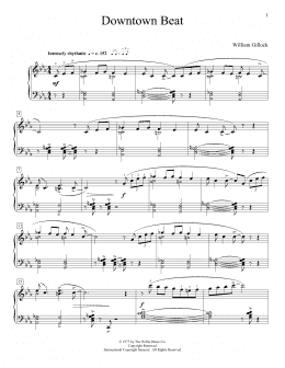 page one of Downtown Beat (Educational Piano)