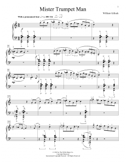 page one of Mister Trumpet Man (Educational Piano)