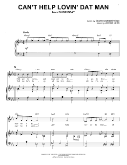 page one of Can't Help Lovin' Dat Man (Piano & Vocal)