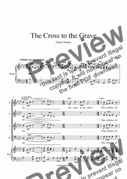 page one of The Cross To The Grave