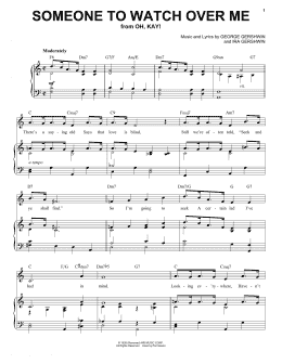 page one of Someone To Watch Over Me (Piano & Vocal)