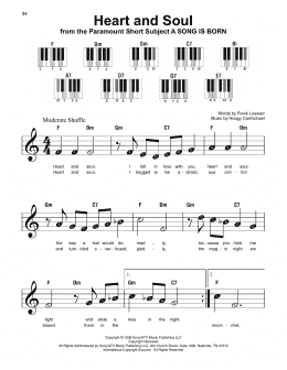 page one of Heart And Soul (Super Easy Piano)