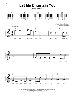 page one of Let Me Entertain You (Super Easy Piano)