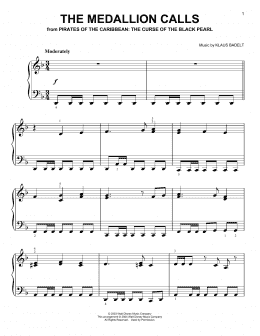 page one of The Medallion Calls (Easy Piano)