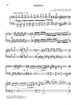 page one of Epiphany (Piano Solo)