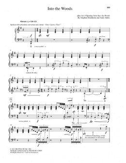 page one of Into The Woods (Piano Solo)