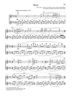 page one of Now (Piano Solo)