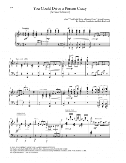 page one of You Could Drive A Person Crazy (Piano Solo)