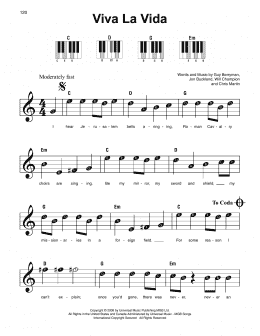 page one of Viva La Vida (Super Easy Piano)