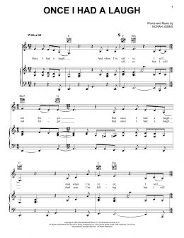 page one of Once I Had A Laugh (Piano, Vocal & Guitar Chords (Right-Hand Melody))