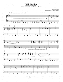 page one of Bill Bailey (Educational Piano)