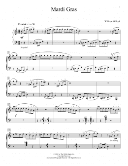 page one of Mardi Gras (Educational Piano)