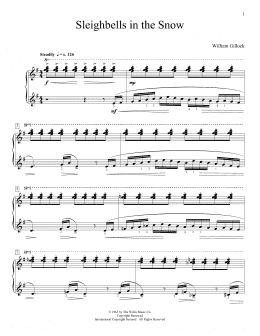 page one of Sleighbells In The Snow (Educational Piano)