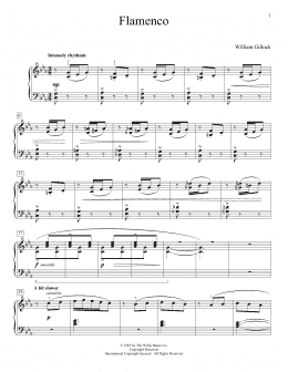 page one of Flamenco (Educational Piano)