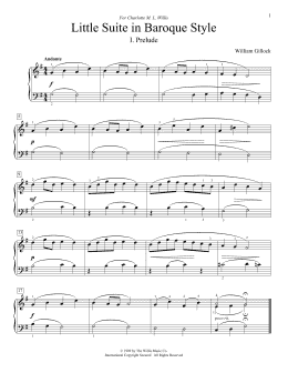 page one of Little Suite In Baroque Style (Educational Piano)