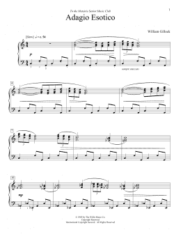 page one of Adagio Esotico (Educational Piano)