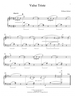 page one of Valse Triste (Educational Piano)