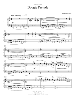 page one of Boogie Prelude (Educational Piano)