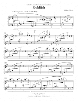page one of Goldfish (Educational Piano)