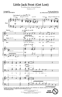 page one of Little Jack Frost (Get Lost) (SATB Choir)