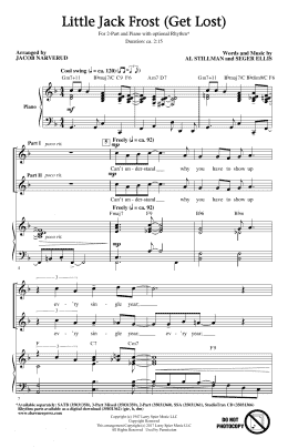 page one of Little Jack Frost (Get Lost) (2-Part Choir)