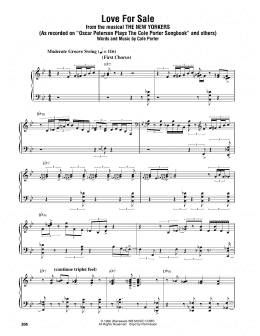 page one of Love For Sale (Piano Transcription)