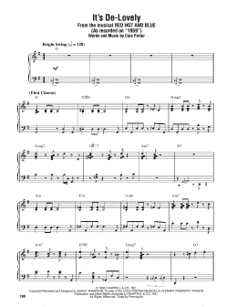 page one of It's De-Lovely (Piano Transcription)
