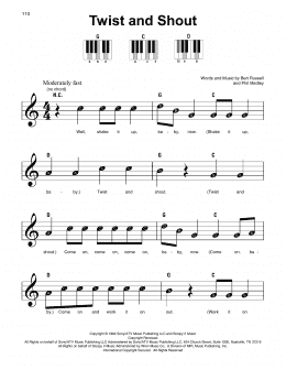 page one of Twist And Shout (Super Easy Piano)