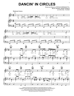 page one of Dancin' In Circles (Piano, Vocal & Guitar Chords (Right-Hand Melody))