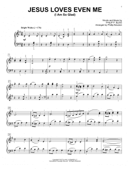 page one of Jesus Loves Even Me (I Am So Glad) (arr. Phillip Keveren) (Piano Solo)