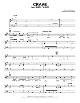 page one of Crave (Piano, Vocal & Guitar Chords (Right-Hand Melody))