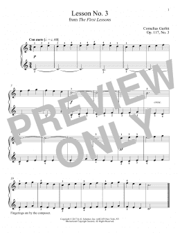 page one of Con moto, Op. 117, No. 3 (Piano Solo)
