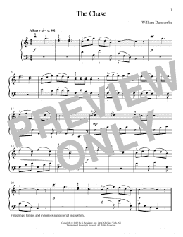 page one of The Chase (Piano Solo)