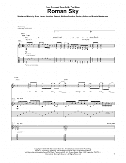 page one of Roman Sky (Guitar Tab)