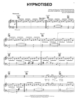 page one of Hypnotised (Piano, Vocal & Guitar Chords (Right-Hand Melody))