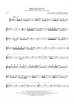 page one of Breakaway (Flute Solo)