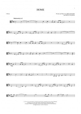 page one of Home (Viola Solo)