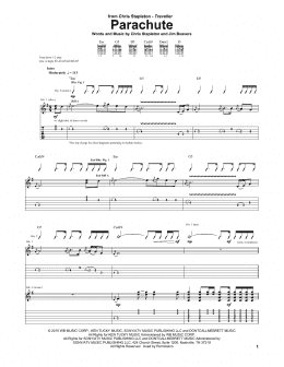 page one of Parachute (Guitar Tab)